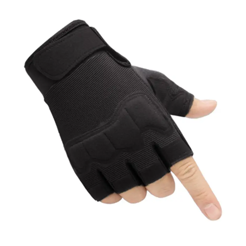 Tactical Gloves Men Half Finger Long Finger Gloves Outdoor Riding Motorcycle Military Fans One Piece Fighting Fitness Gloves