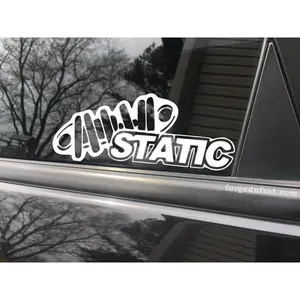Static, car decal, bumper sticker, truck decal, funny car decal