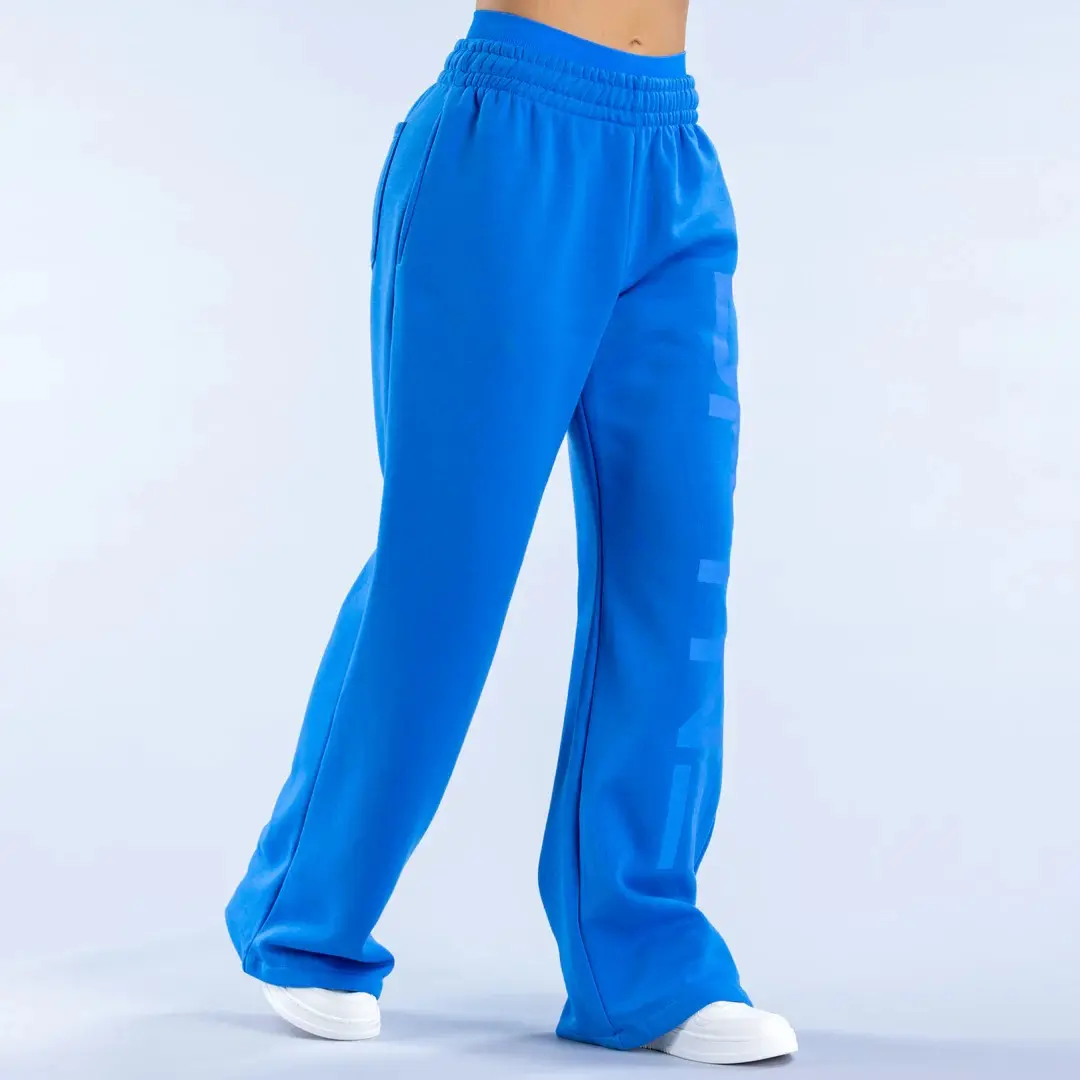 (FULL LOGO) D.F.Y.N.E Signature Wide Leg Jogger - High Waist Wide Leg Sweatpants For Women