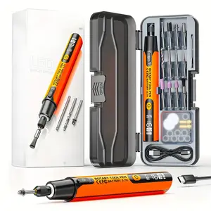 39pcs USB-Powered Electric Grinding & Polishing Tool Set, Car Polisher, Electric Angle Grinding Machine, Rotary Pen, Rotary Tool Accessories, Cordless Drill Bits, Multi-Speed for Wood, Metal & Gemstone Carving, Polishing Rotary Tool Set
