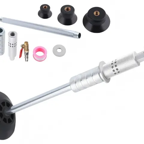 Upgraded Pneumatic Car Dent Remover Kit - Galvanized Steel Slide Hammer, 3 Suction Cups, Aluminum Alloy+ABS Plastic Automotive Maintenance Tool, Auto Repair Supplies for Effortless Car Dent Repair & Hassle-Free Operation