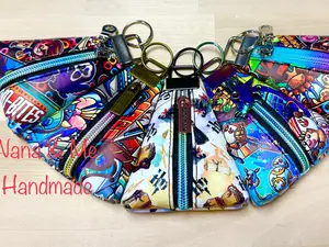 Earbud mask hand sanitizer zipper pouch keychain Whimsical Cereal Killer Coin Pouch Ear Pod Case Lip Balm Teacher Gifts USB Drive