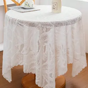 Square Rectangular American Tablecloth, Dustproof Lace Placemat, Luxury French Romantic Cover Cloth, Shoe Cabinet Tablecloth