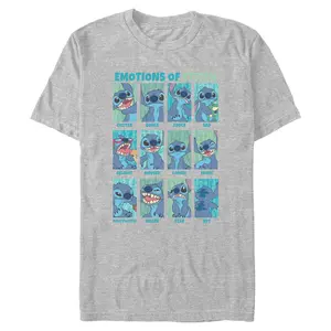 Men's Lilo & Stitch Emotions Of Experiment 626 T-Shirt