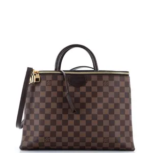 Pre-owned Louis Vuitton Canvas Coated Tote Bags REBAG Brompton Handbag Damier by Rebag