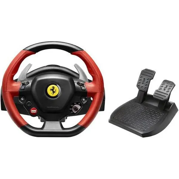 PC Accessory:  Racing - Thrustmaster Racing Wheel - Thrustmaster Ferrari 458 Spider Edition  [GAMES ACCESSORIES] Universal Game, Controller
