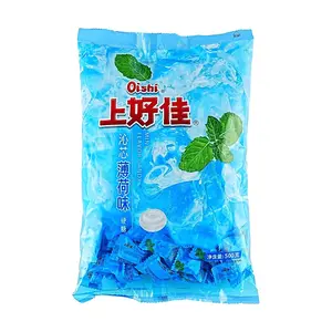 OISHI Refreshing Mint Hard Candy 500g - Cool & Invigorating Sugar-Free Sweets for Fresh Breath
