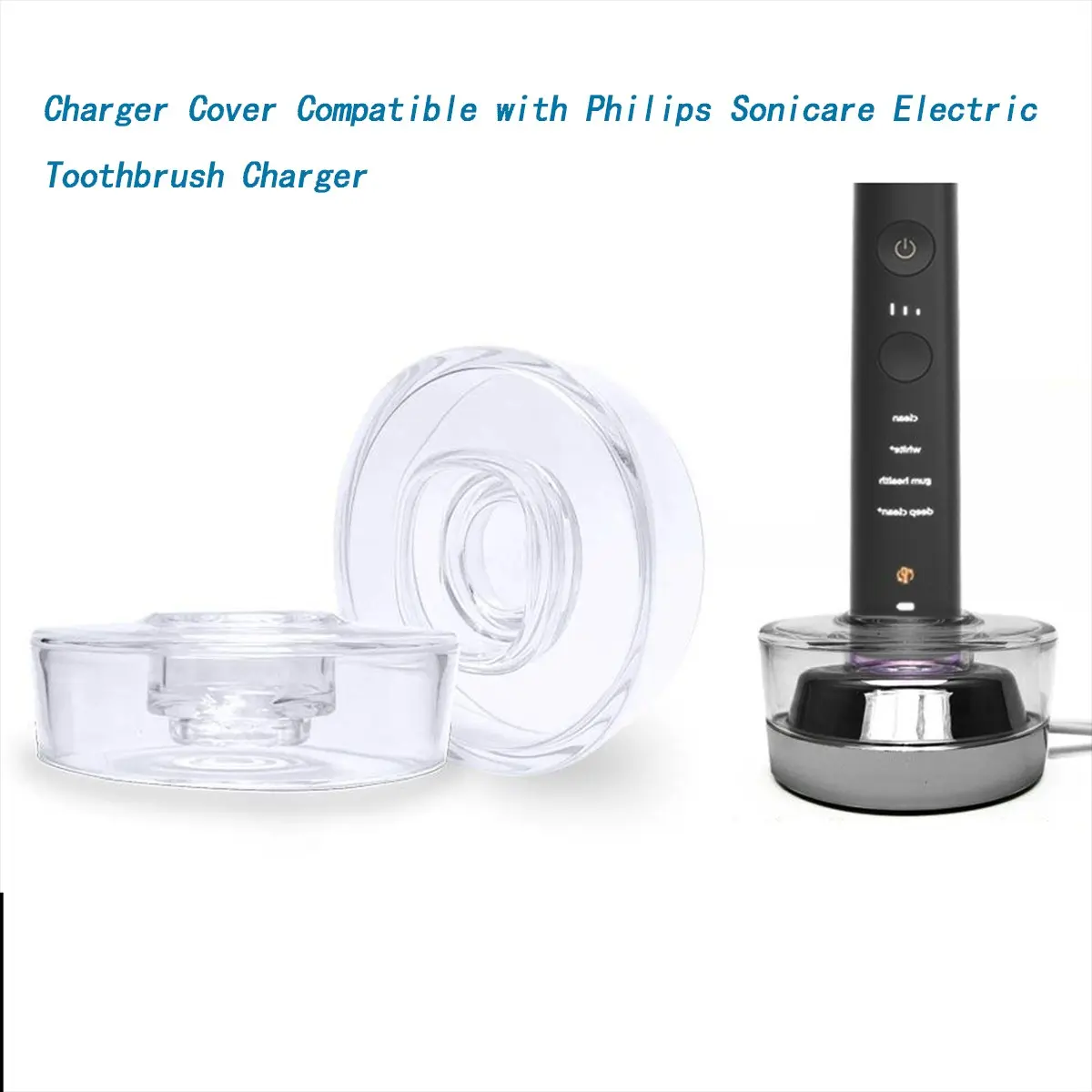 Philips Electric Toothbrush Replacement Charger Hx93/hx99 Series, Inductive Charging, Transparent Plastic Protective Cover, Durable Design