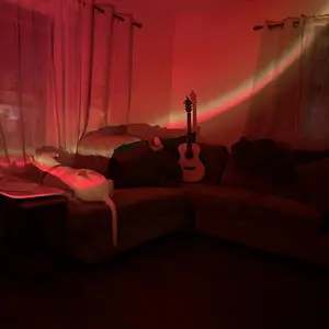 Valentine‘s Day Fall Sunset Lamp Projector Light 180° Adjustable Sunset Mood Lamp, 4 Modes, Remote Control RGB Ambient Night Light for Bedroom, Gaming Room, Live Streaming Photography & Parties Home Wall Decor Party Live Streaming Christmas Gift Led Multi