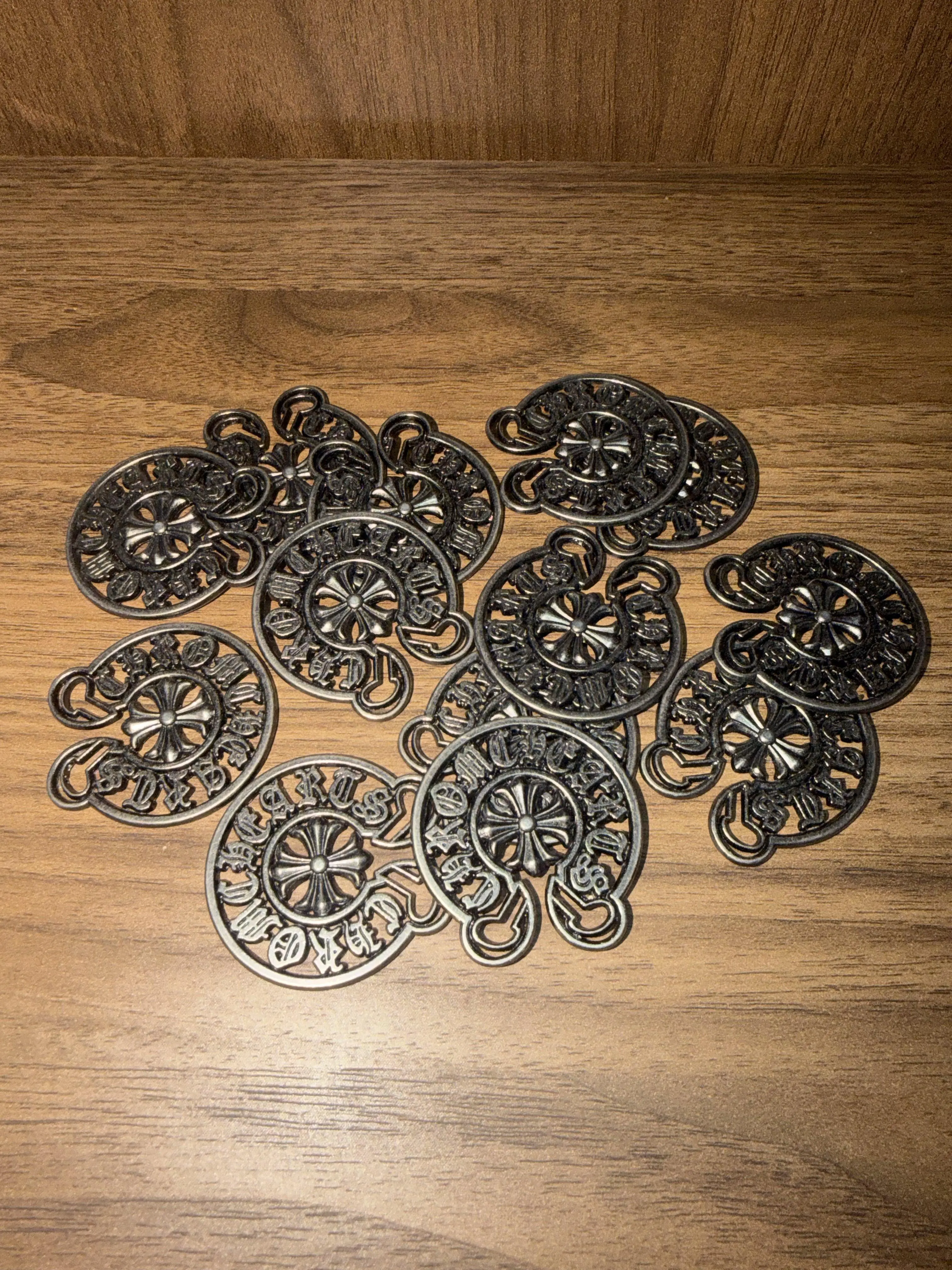Metal flat horseshoe for DIY crafts, clothes, accessories, decoration