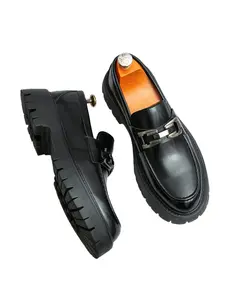 Men's Formal Dress Shoes, Patent Leather Shiny Mirror Surface Shoes, Thick Sole Platform Shoes, Suitable For Saturday Banquet, Ball, Male Model Catwalk, Wedding, Groom, Hairstylist