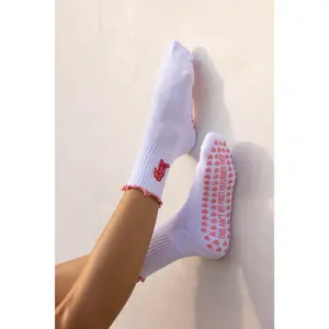 This Ain't My First Reformer Ride Cowgirl Pilates Barre Grip Socks