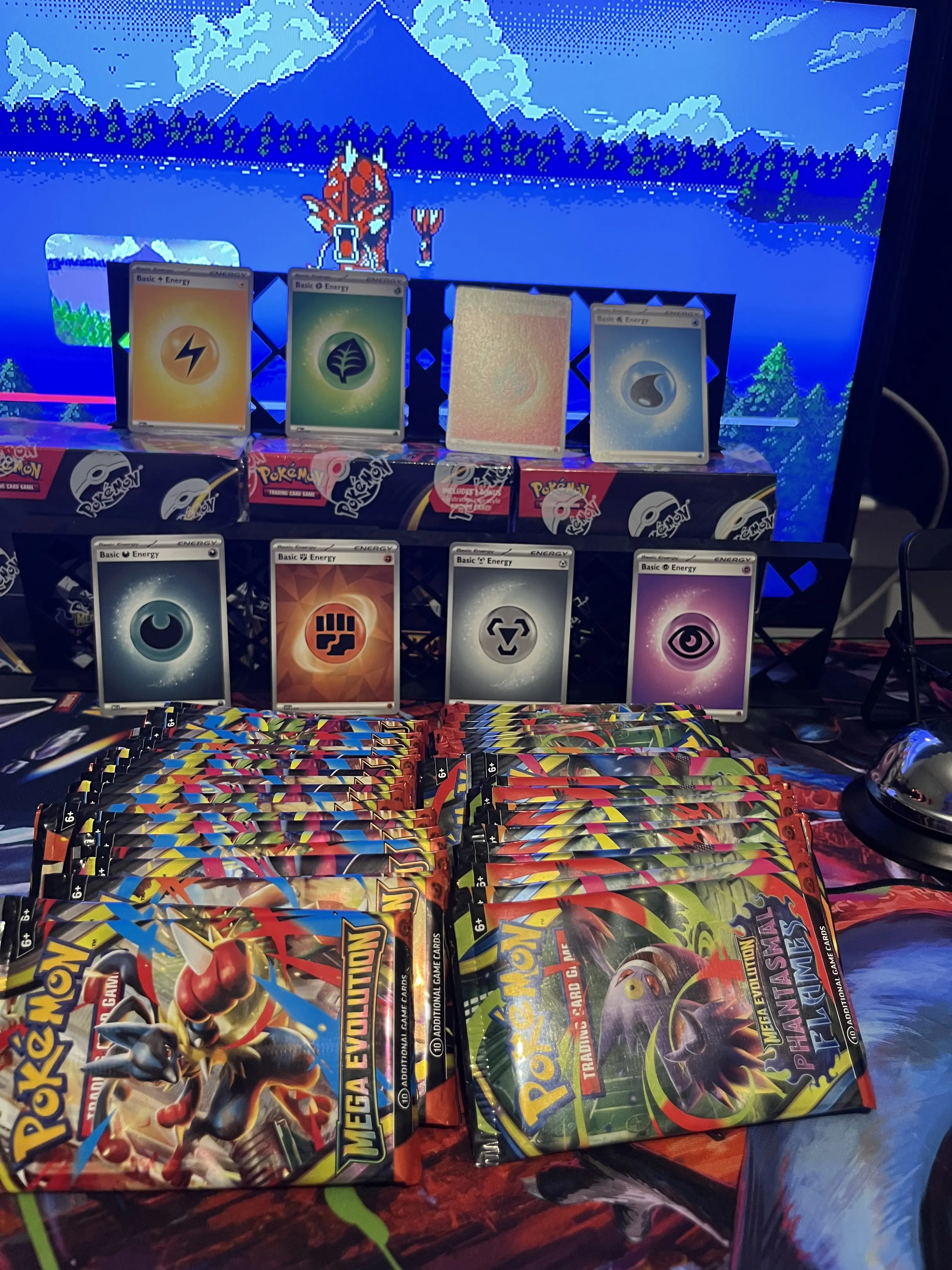 50 pack ENERGY BREAK, Phantasmal and mega 25 of each