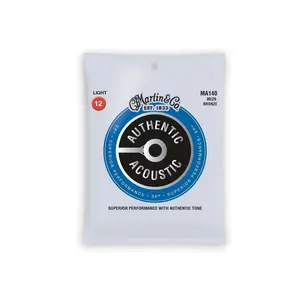 Martin 80/20 Bronze Acoustic Guitar Strings, Light 12-54