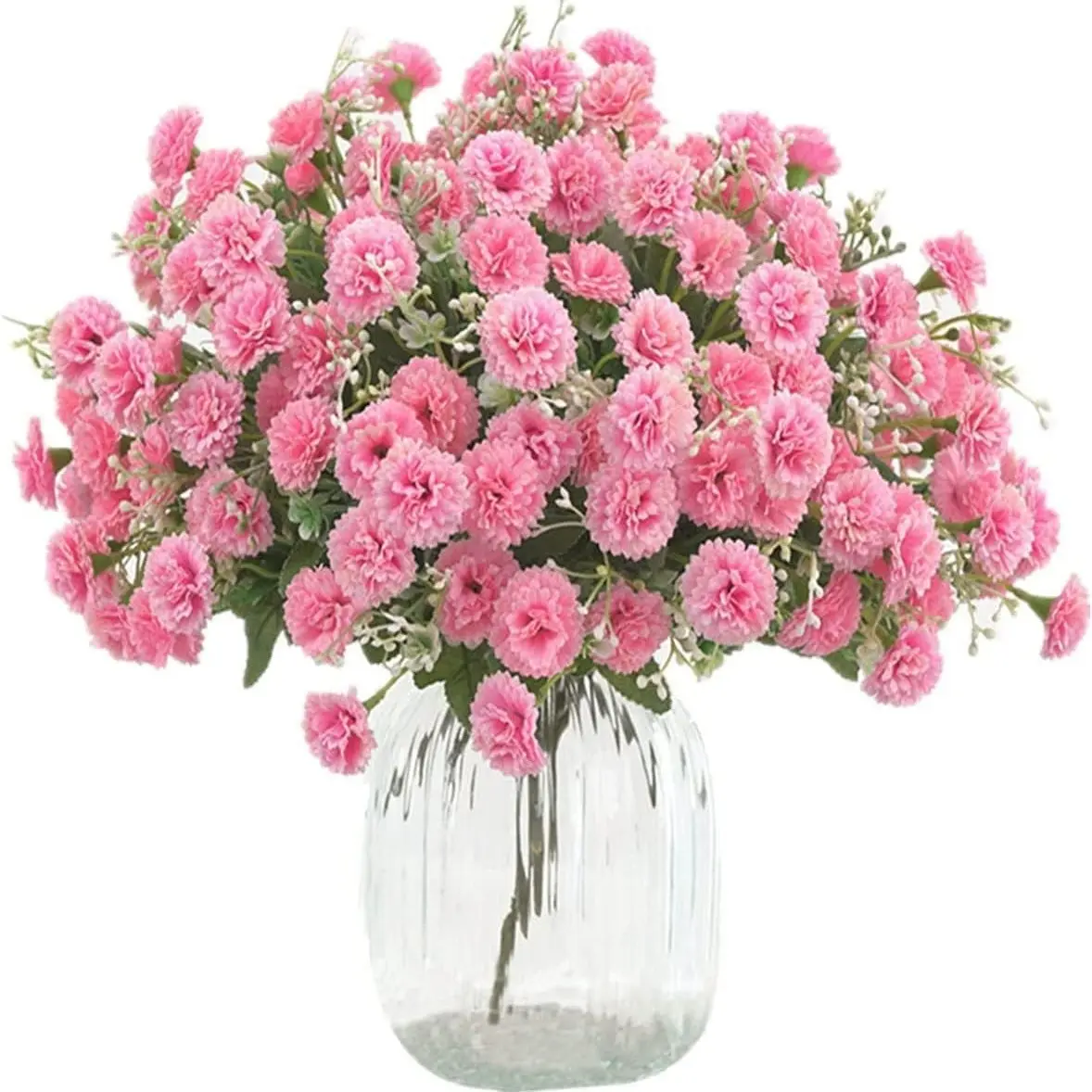 5 Bundles Artificial Hyacinth Bouquet Flowers, Artificial Bouquets, Faux Flower Decorations, Decorative Flowers, Home Decoration Bouquet, Perfect for Weddings & Home Decor, Flower Design Decorations