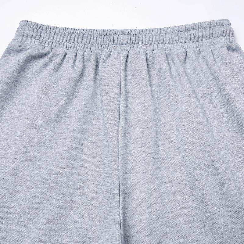 Men's Baggy Sweatpants, Loose Fit Casual Drawstring Elastic Waist, Wide Leg Joggers Trousers with Pockets, Comfortable Daily Wear, Sports Bottoms