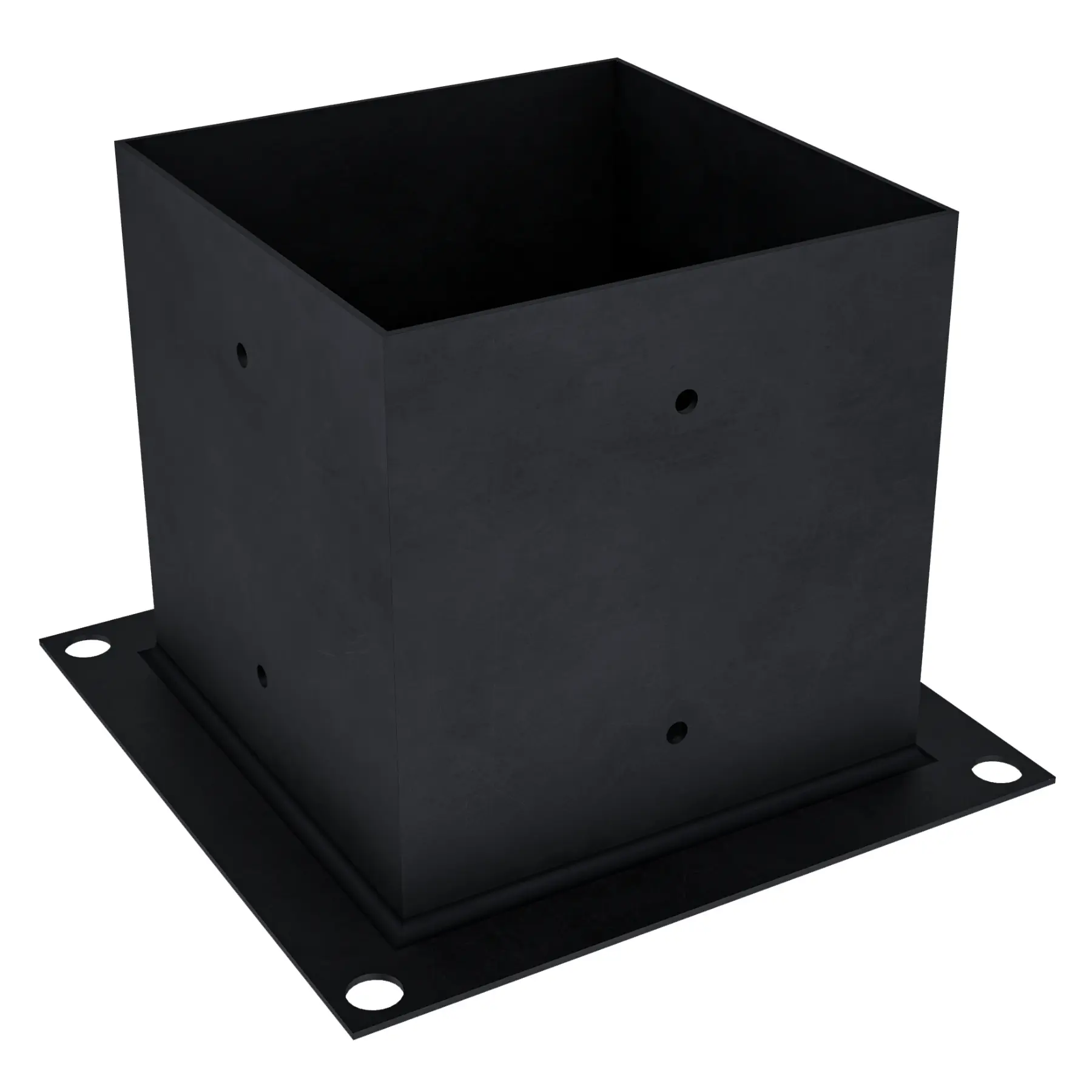 Universal 6x6 Post Base Bracket (12-Gauge Steel)