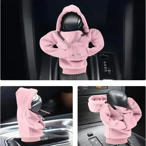 Hoodie car shift sleeve For Mercedes benz AMG W204 W203 W212 W211 W124 W210 GLC GLE E CLA GLA W205 W211 W213 Car Accessories