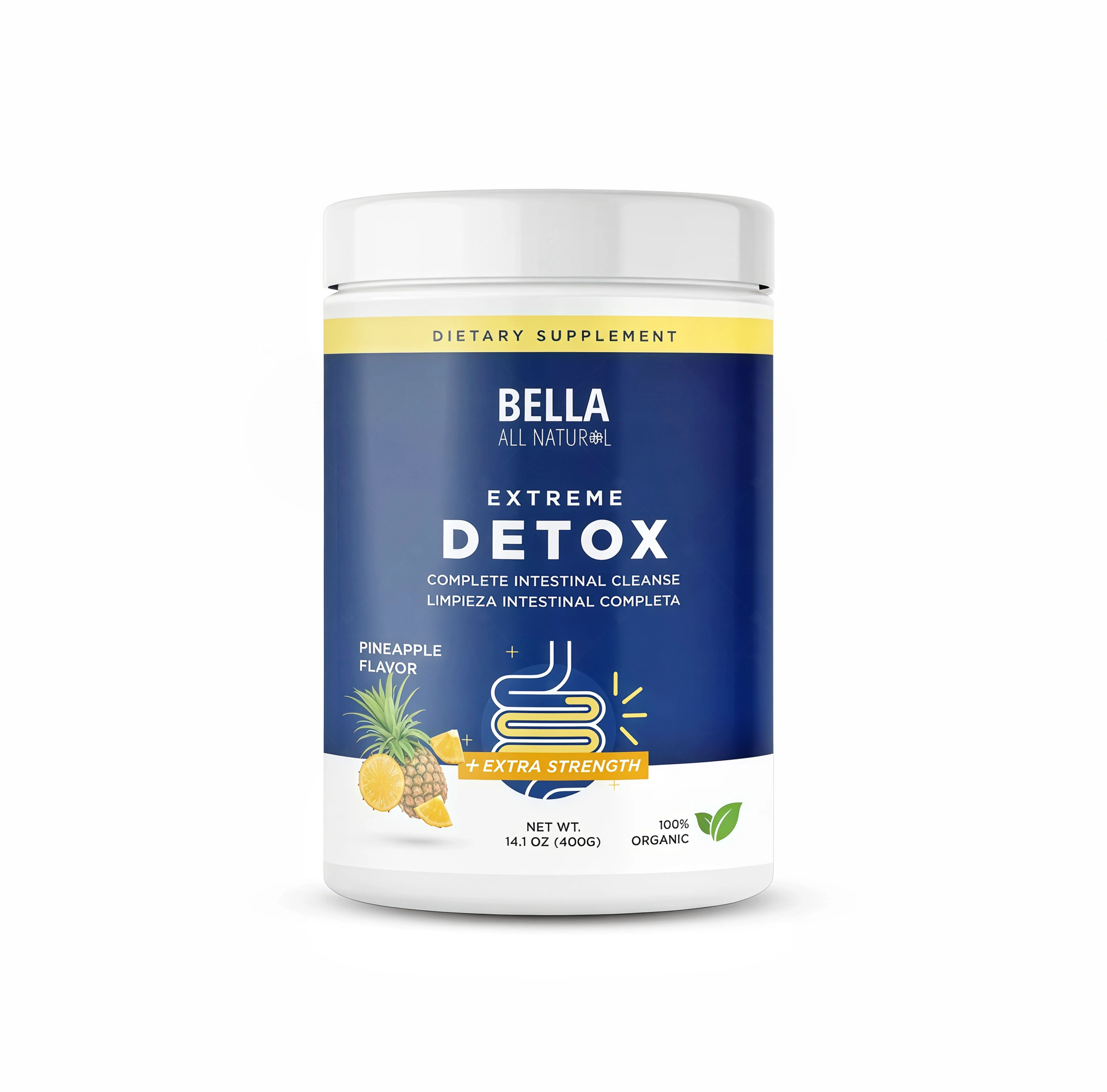 Bella All Natural Extreme Detox Powder VD (Pineapple)