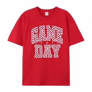 Game Day Football T-Shirt for Men and Woman Squad Sport Season Tees Gameday Football Shirt Funny Graphic Tee Short Sleeves Top