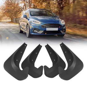 4PCS Splash Guards Mud Flaps Universal and Model Specific Design Fit For Ford Honda Chevy Car Front & Rear Fender EVA Plastic Wearing Durable & Weather-Resistant