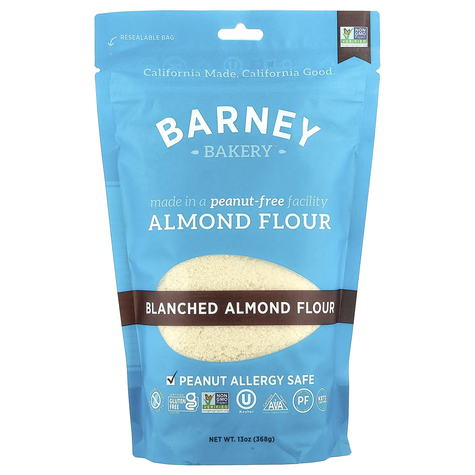 Barney Butter Blanched Almond Flour, 13 oz (368 g) Barney Butter Blanched Almond Flour, 13 oz (368 g)