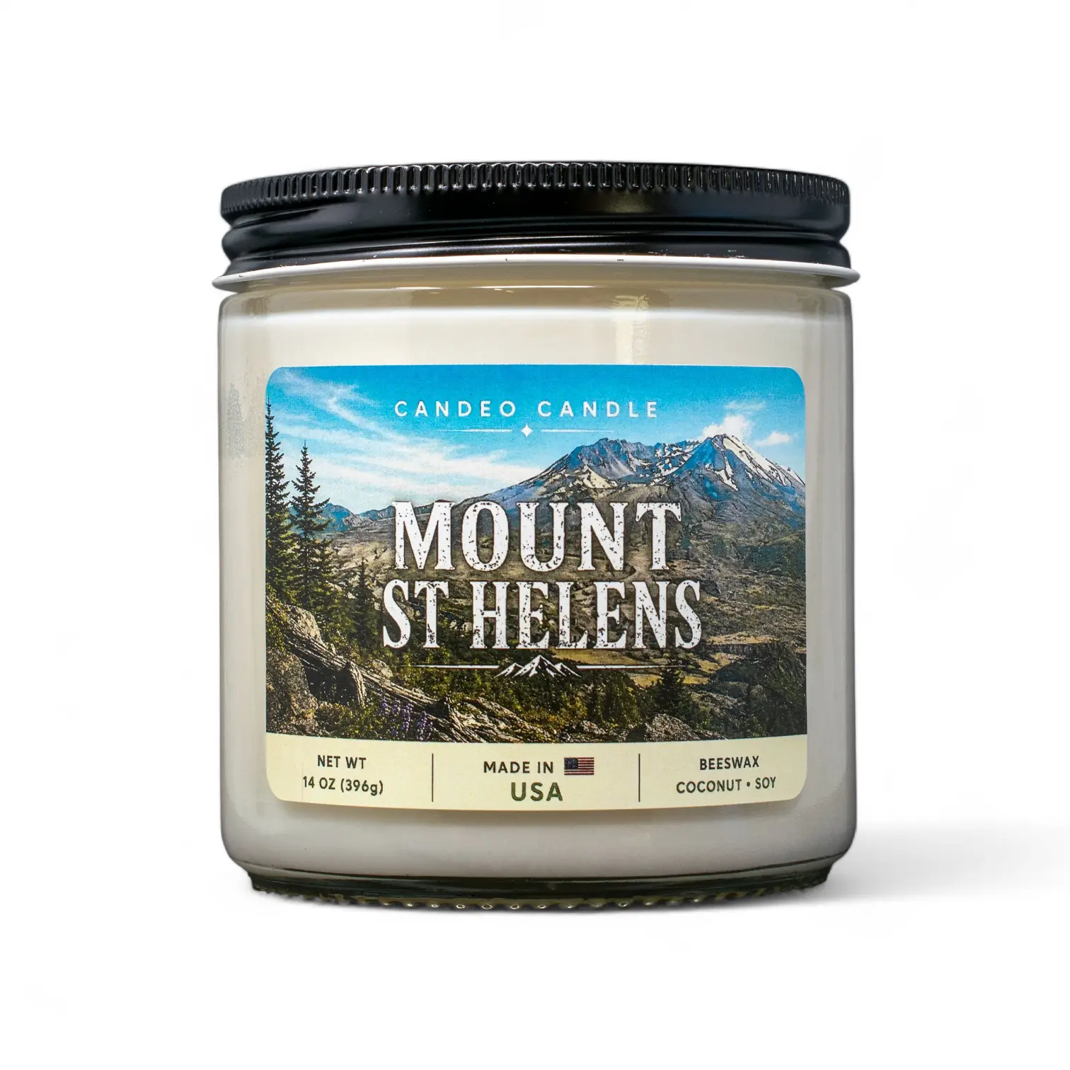 Mount St. Helens, Essential Oil Blend, 14oz Soy Candle Jar