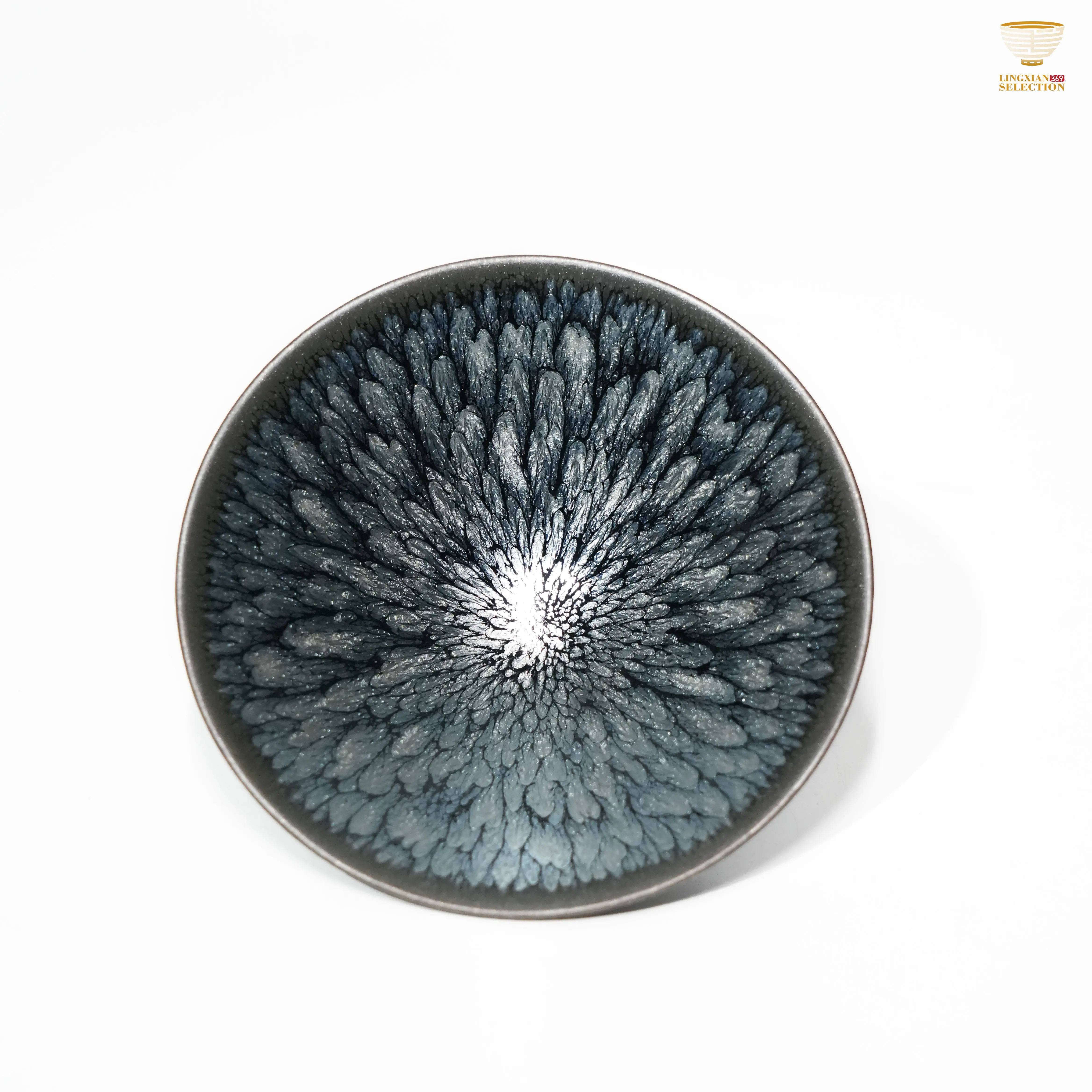 Cai Long Hundred Flowers Jian Zhan Master Cup | Thin-Walled Handmade Tea Cup