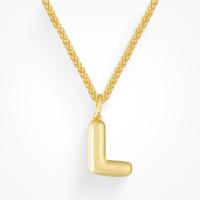 18K Gold Waterproof, Letter L