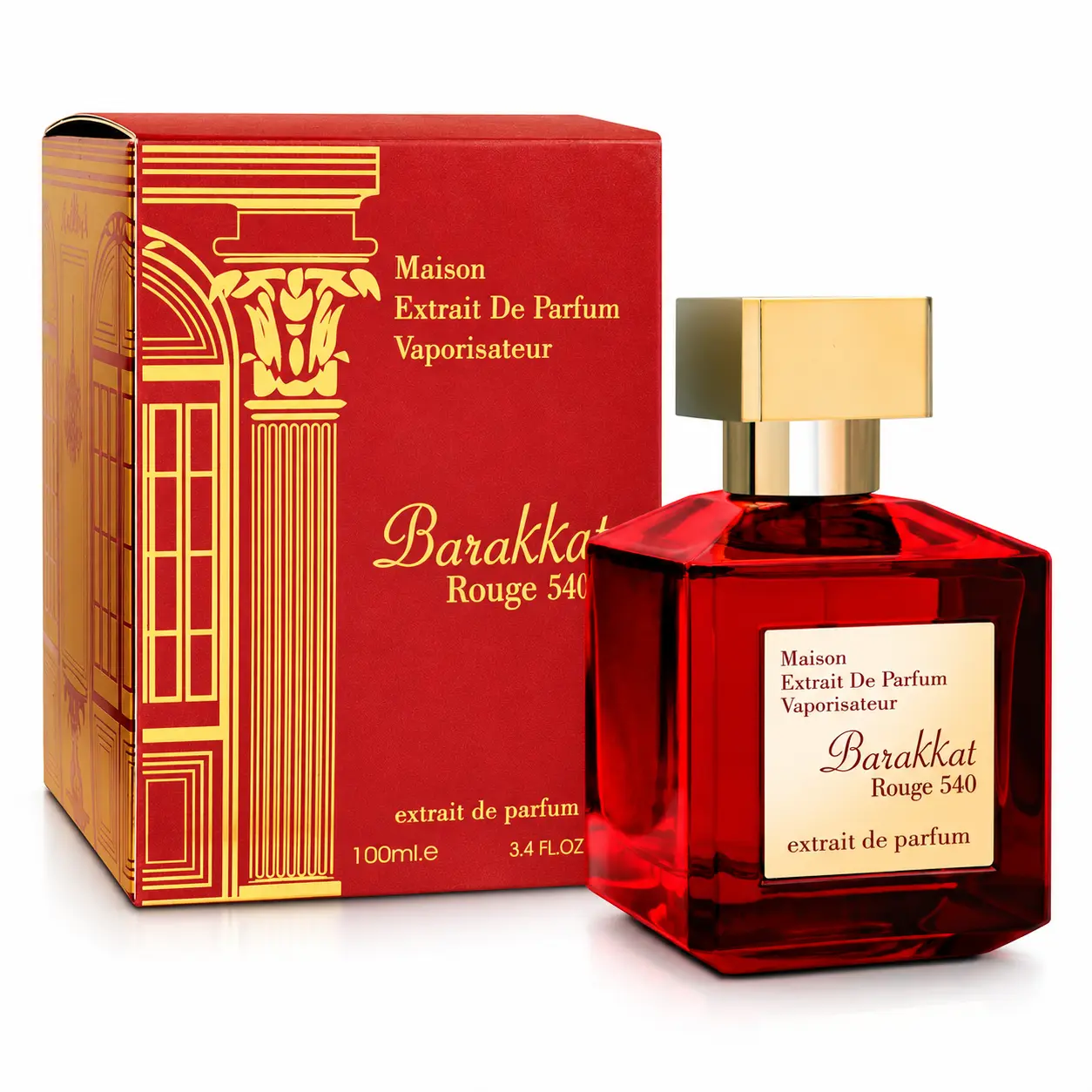 FRAGRANCE WORLD BARAKKAT ROUGE 540 EAU DE PARFUM 100ML – UNISEX
