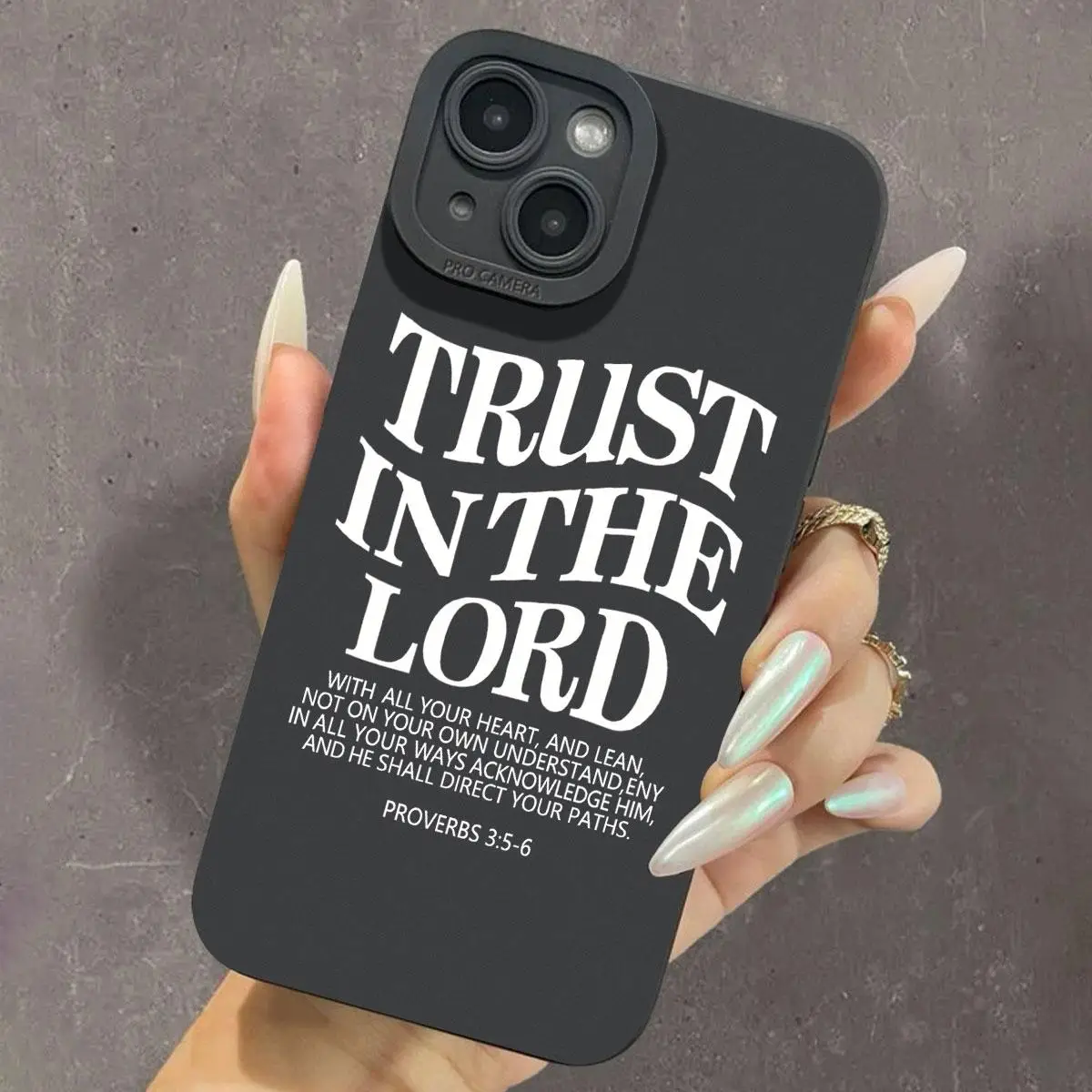 Letter Pattern Phone Case, Anti-drop Cellphone Protective Case, Total Protective Shockproof Mobile Phone Cover for iPhone 11 12 13 14 15 16 Pro Max