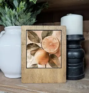 Polaroid Frame Rustic Lemon