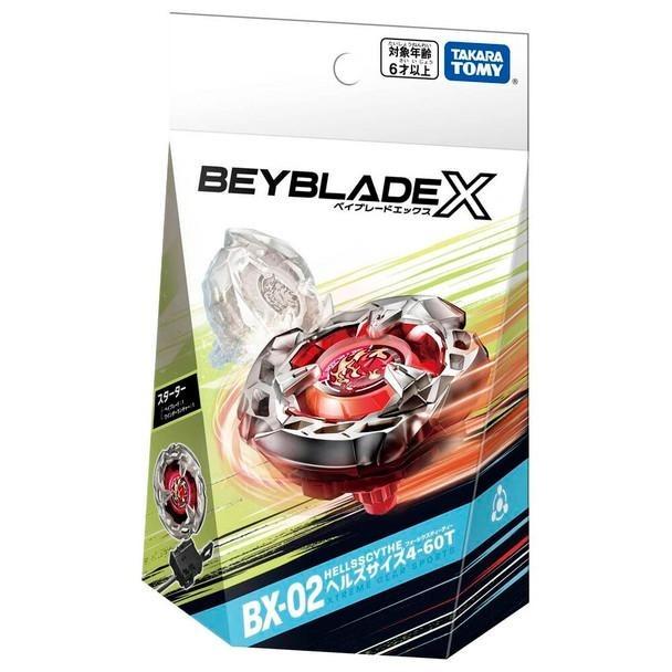 TAKARA TOMY Hellsscythe 4-60T Beyblade X Starter BX-02 | Beyblade X