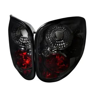 1997-2004 Ford F-150 Flareside Tail Lights (Chrome Housing/Smoked Lens)