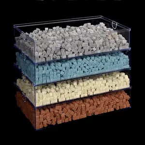 Aquarium Water Filter Material, Freshwater Saltwater Compatible, Low Temperature Safe, Non-Ceramic, Reusable