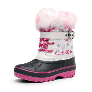 DREAM PAIRS KIDS Faux Fur Trim Mid-calf Boots baby  k  boot