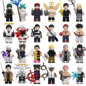 Spell Back to War Minions Five Enlightened Knobs Leisurely Fuhehui Surrounding Dolls Figure Building Block Toys for Imaginative Play