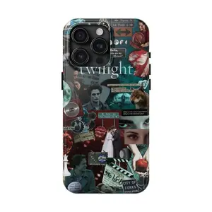 Tw!light Vampire Edward & Bella Phone Case Film Scene Collage Phone Case Movie Quotes Cover for iPhone