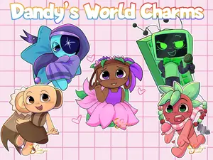 Dandy's World Acrylic Keychains Perfect For Bags, Keys, Or Gifts