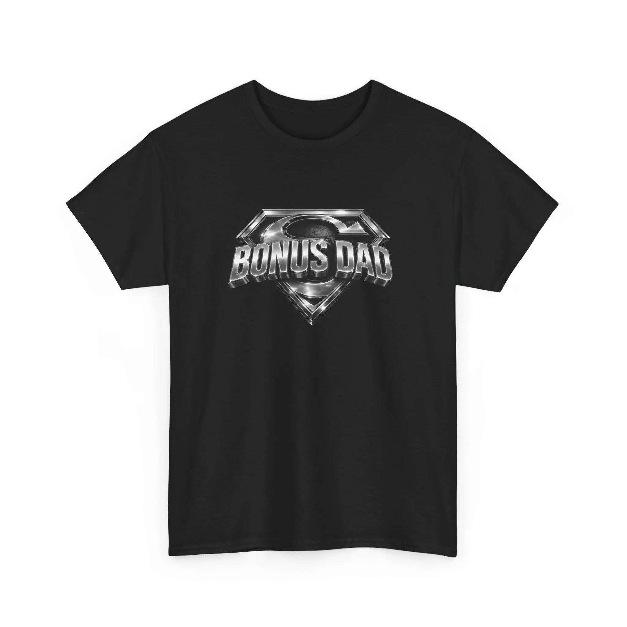 Bonus Dad Superman Shield Tee | Stepdad, Father Figure Shirt Bonus Dad Superman Shield Tee | Stepdad, Father Figure Shirt