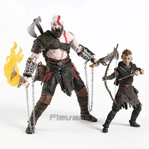NECA God of War Kratos & Atreus Action Figure PVC Toys Collection Model Doll 2-Pack