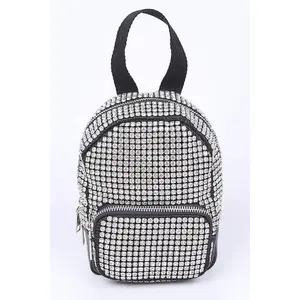 Rhinestone Statement Mini Convertible Backpack
