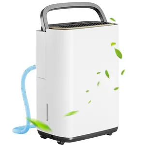 Devoko 5000 Sq. Ft. Dehumidifier- Ideal for Large Rooms, Bathrooms and Home Basements - Smart Humidity Control with Drain Hose - Energy Efficent, Low Noise Garage