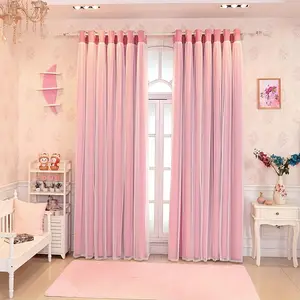 Lace Curtain, Window Curtain, Privacy Grommet Curtains, 2 Counts/set Double Layer Princess Bedroom Warm Girl Heart Curtain, Home Decor for Living Room Bedroom Study Room