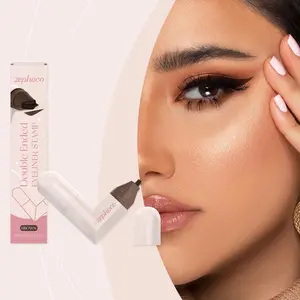 Rotating Eyeliner Stamp Pen – Dual-Head Design with Wing Stamp, Intense Color, Long-Wearing, Non-Fading for Easy Cat Eye, Sharp Winged Lines & All-Day Makeup Wear - Starter Friendly Everyday Makeup Tool for Women, Facial Cosmetics, Beauty Tools