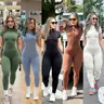 Active shape jumpsuits