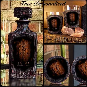 Personalized Whiskey Decanter Set