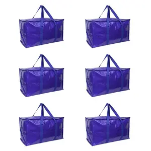 【FathersDayGift】Large Capacity Storage Bags Heavy Duty Waterproof Moving Bags with Reinforced Handles for Home Organization Dorm Travel Moving