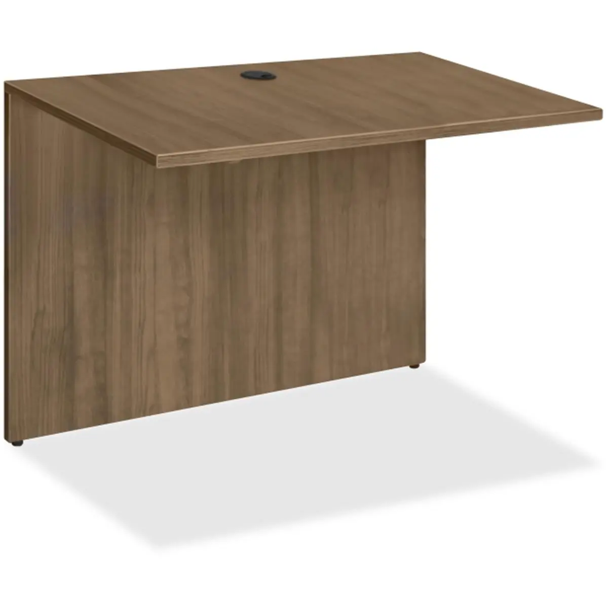 Lorell LLR69981 48 x 24 in. Walnut Bridge, Polyvinyl Chloride