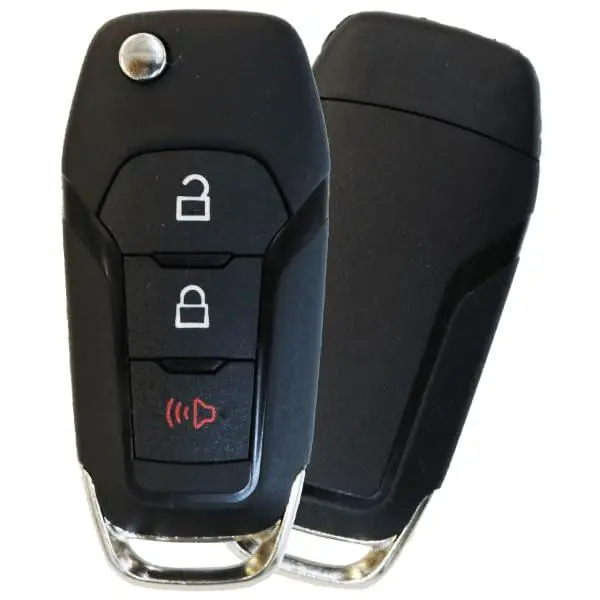 Replacement Flip Key Fob for Ford EcoSport 2018 FCC N5F-A08TAA N5FA08TAA Part Number 164-R8130 164R8130